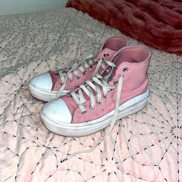 Converse Shoes Pink Platform Converse Poshmark